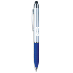 Silver cool grip stylus pen