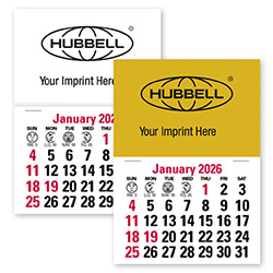 Press-n-stick standard calendar